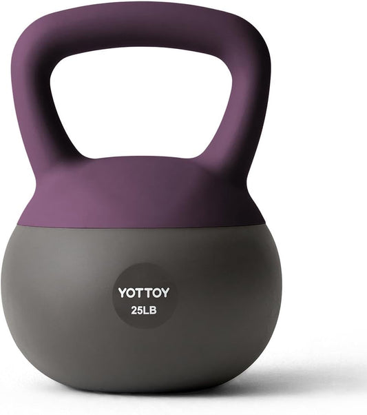 YOTTOY Soft Kettlebell, Set for Strength Training Kettlebells & Home Workouts, Soft-Sided Cushioned Base, Wide-Handle - Ideal for Men, Women, & Beginners