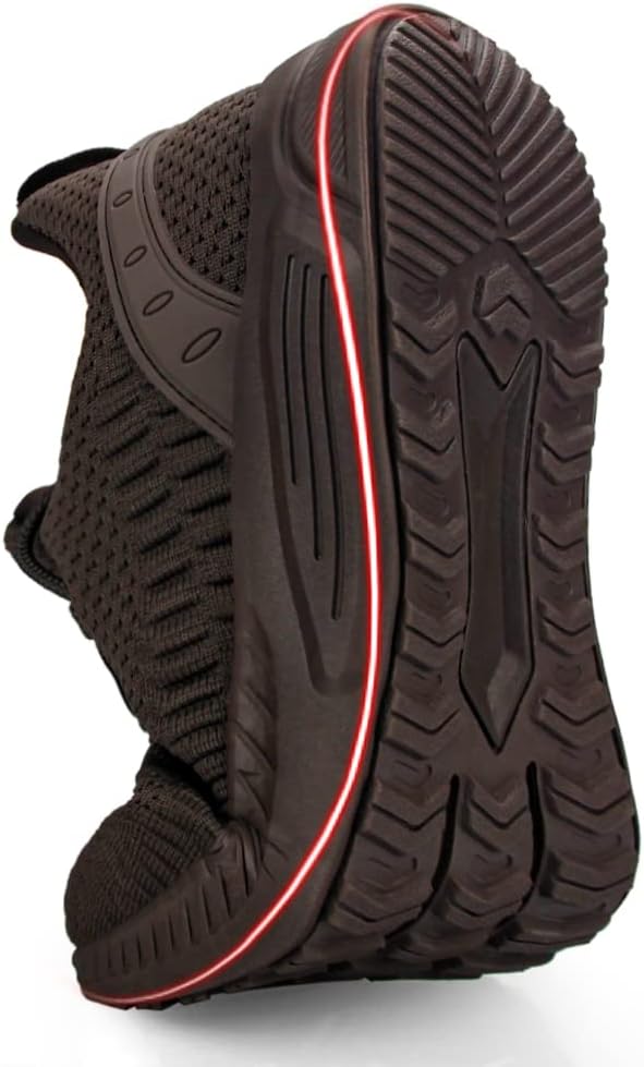 Feethit Mens Slip On Walking Shoes Blade Tennis Shoes Non Slip Running Shoes Lightweight Workout Shoes Breathable Mesh Fashion Sneakers