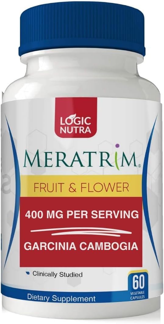Meratrim Proprietary Blend 400 mg - Garcinia Mangostana (Fruit Rind) Extract - Stimulant Free - 60 Vegetable Capsules