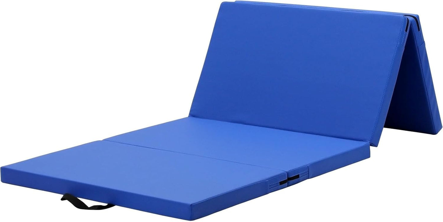 KaRaDaStyle Gymnastics Mat Folding Stretch Mats 71"x31"x2" Exercise Muscle Training Children Play Horizontal Bar Mat Yoga Sports Soundproof Home Use