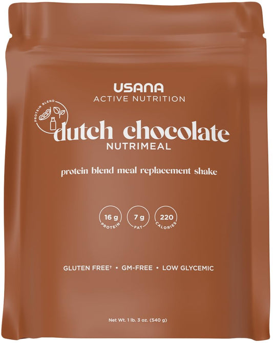 USANA Meal Replacement Shake - Dutch Chocolate - 540 Grams - 9 Servings