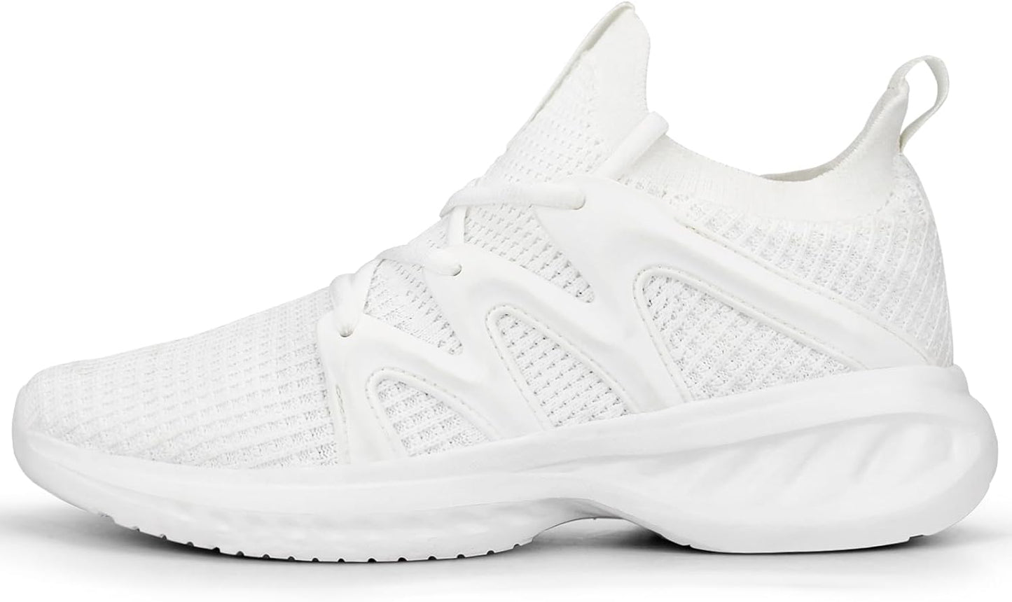 Pujcs Men's Slip on Walking Shoes Lightweight Breathable Non Slip Running Shoes Athletic Gym Tennis Shoes Sneakers for Men