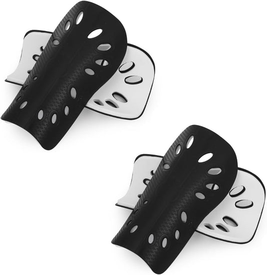 Soccer Shin Guards for Kids Youth, 2 Pairs Breathable Shin Pads for Boys Girls Teens Adults, Lightweight Football Equipment Cushion Protection for Men Women
