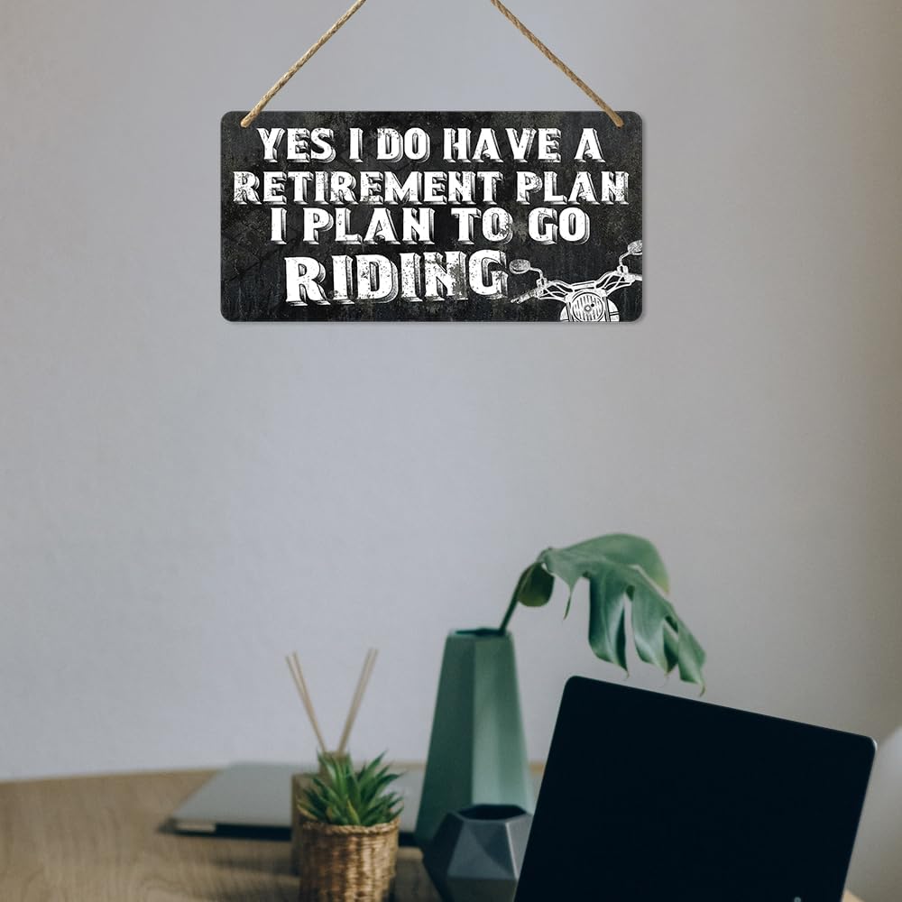 Motorcycle Sign Motorcycle Gifts Man Cave Plaques Motorcycle Signs Garage Gifts For Dad Motorcycle Decor Motorcycle Accessories Men Gifts For Dad Grandad Brother Retirement Gifts Motorcycle Lovers 6" X 12"