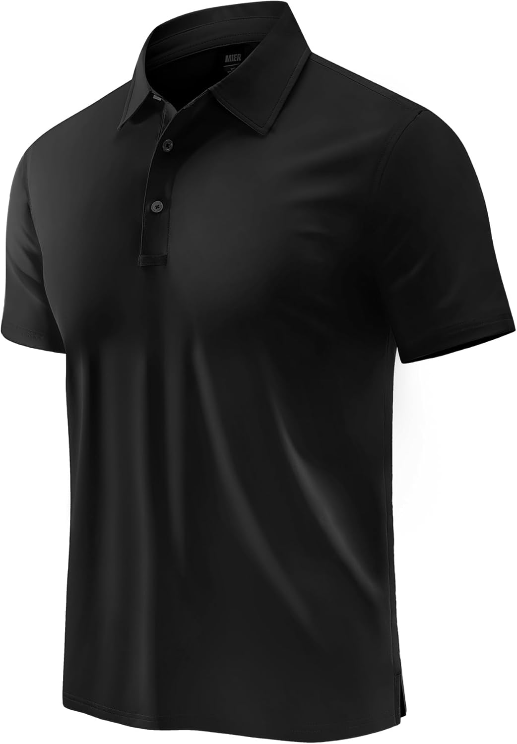 MIER Polo Shirts for Men Short Sleeve Dry Fit Performance Golf Tennis Active Collared Shirts, UPF 50+ Sun Protection