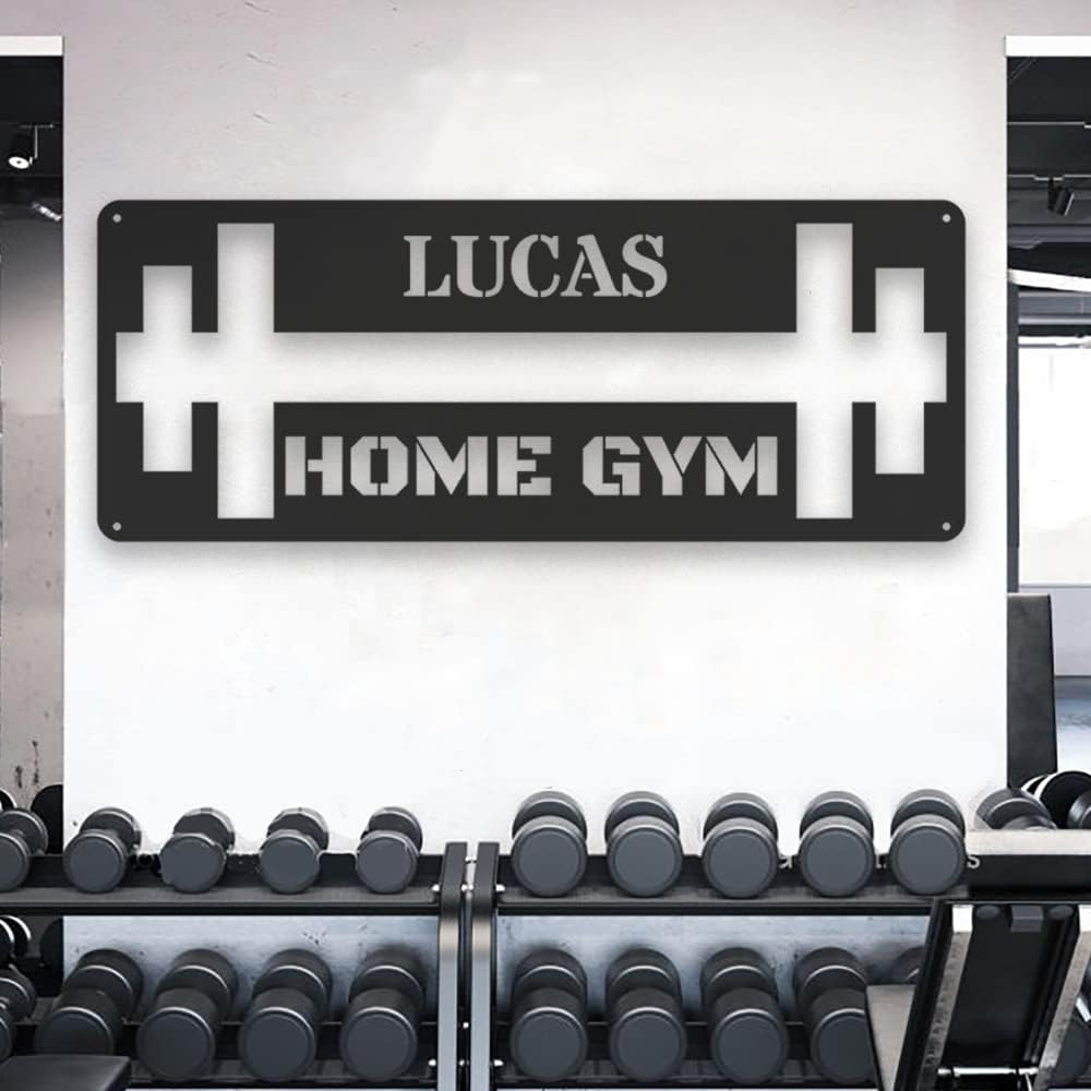 Custom Gym Sign, Sport Metal Wall Art,Personalized Fitness Room Sign, Home Decor,Gym Metal Wall Decor