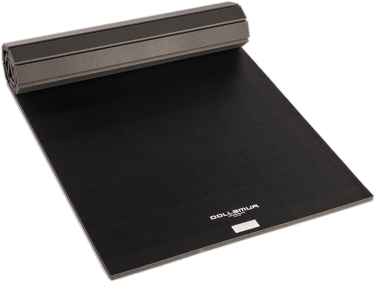 Dollamur 5'x10'x1.25" Wrestling Mat, Black, Workout, Exercise, Gymnastics, Yoga