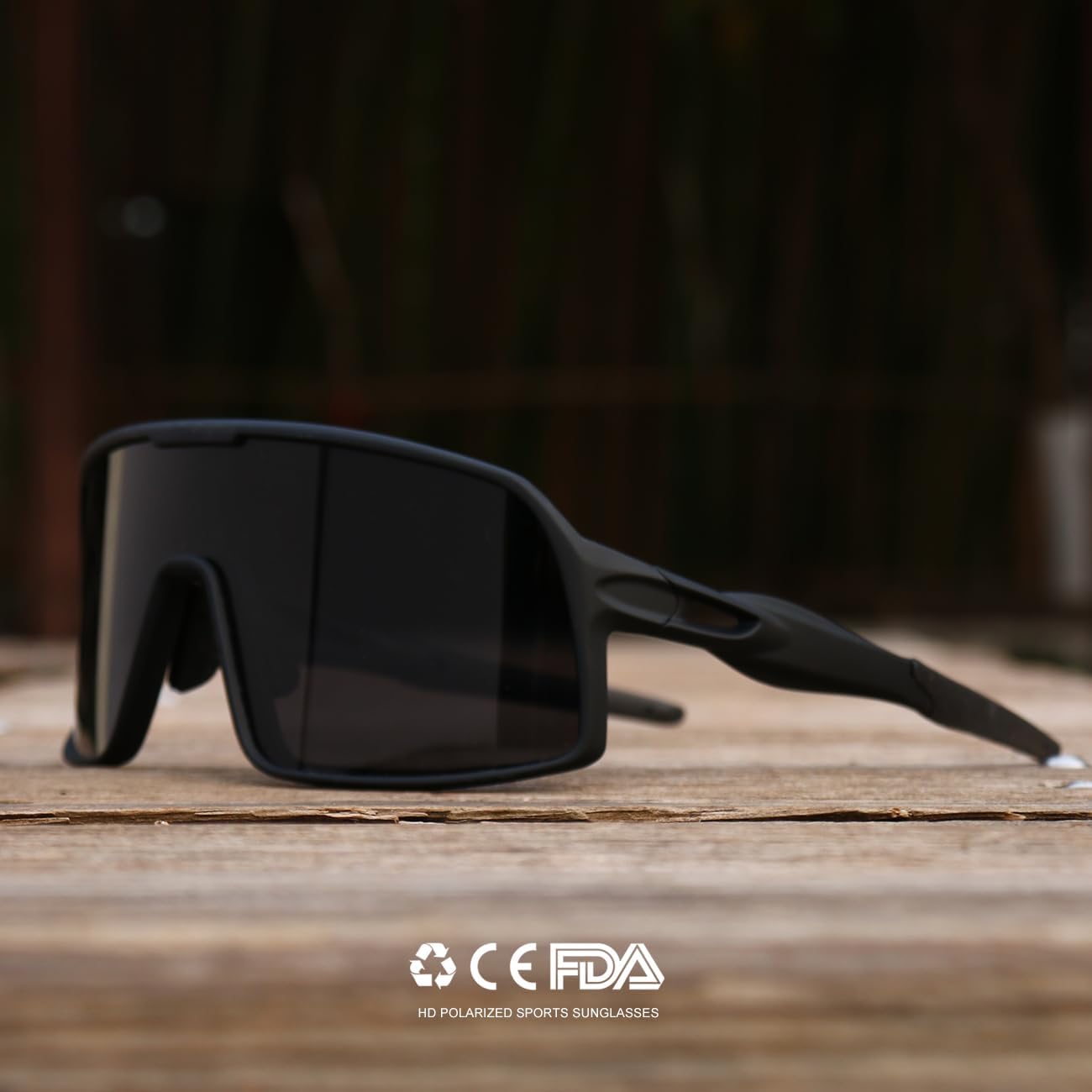 Polarized Sports Sunglasses for Men and Women Cycling Glasses UV Protection Goggles for Mountain Bike Running Fishing