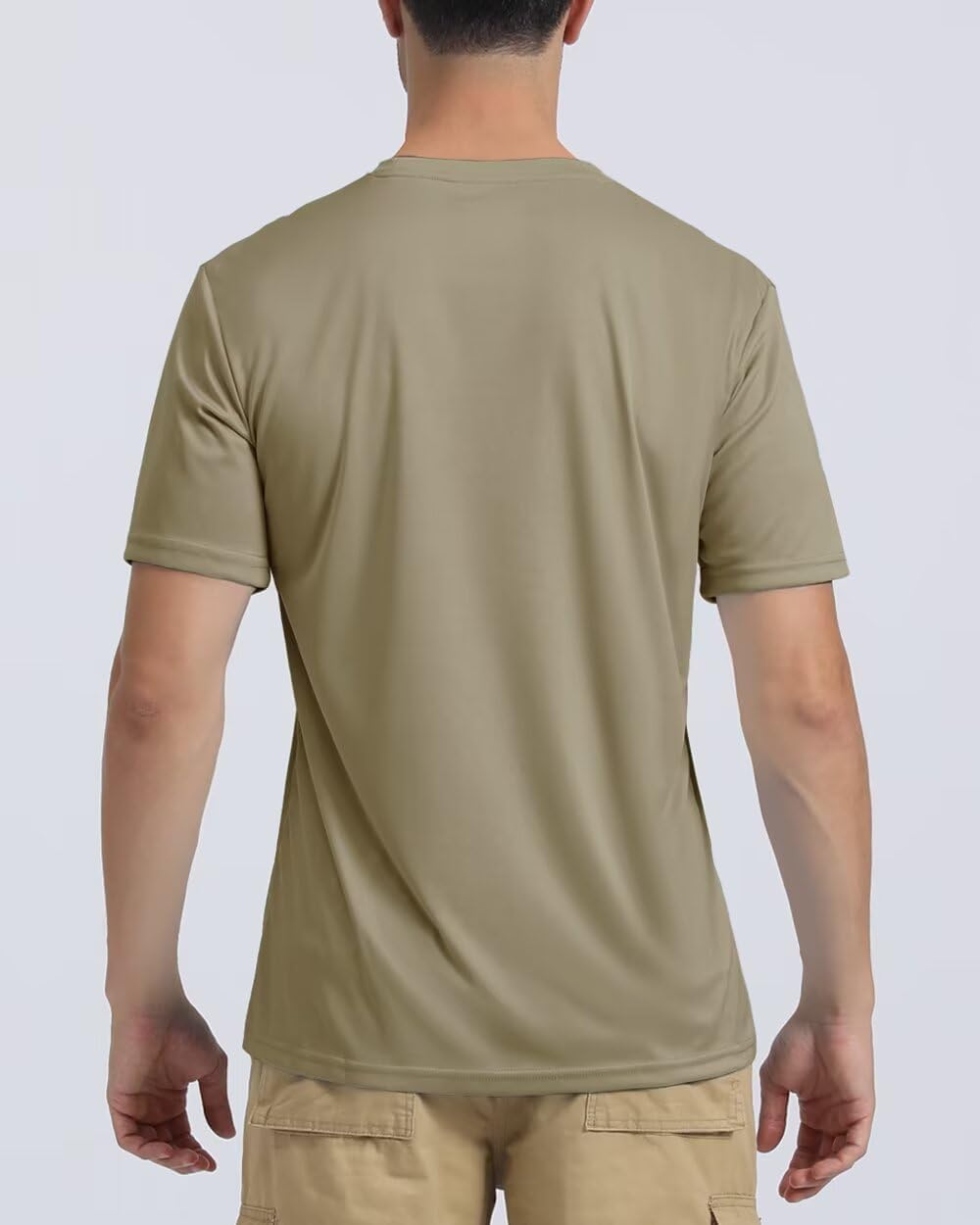 Boladeci Men's Swim Shirt Short Sleeve UPF 50+ Sun Protection SPF UV Moisture Wicking Lightweight Quick Dry Rash Guard