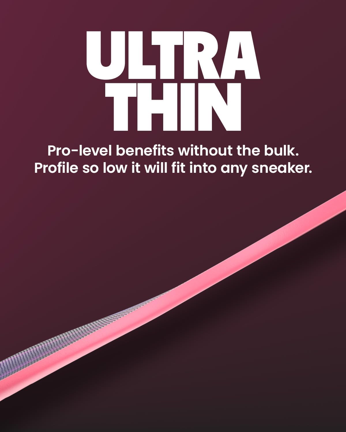 MOVE Baseline - All-Purpose Insoles - Sock Liner - Ultra Thin Shock Absorption - Maximum Freedom of Movement and Energy Return for Cleats, Shoes, Running, Basketball, Baseball (M15-15.5/WM16.5-17)