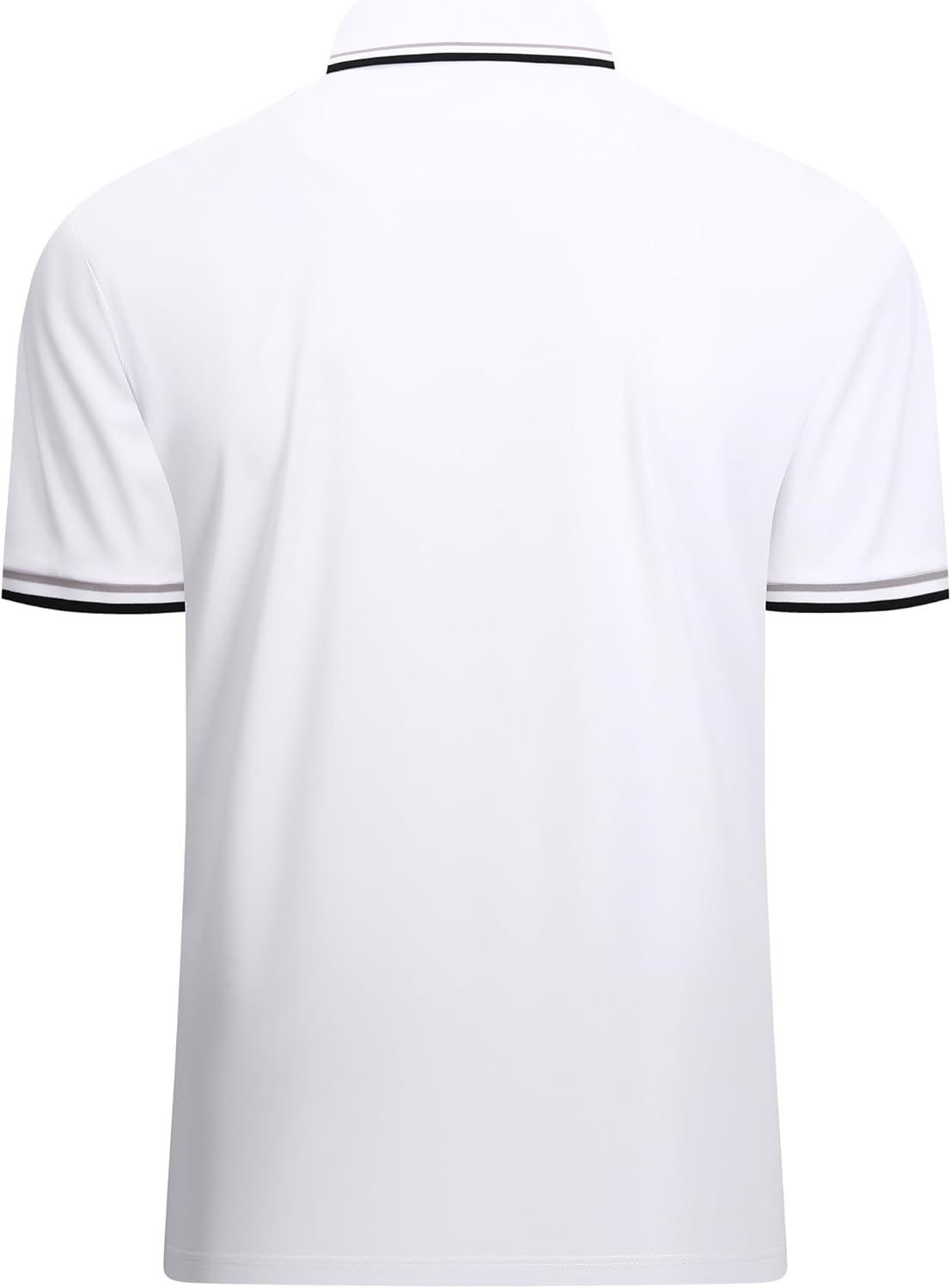 Esabel.C Jacquard Golf Shirts for Men Moisture Wicking Short Sleeve Performance Dry Fit Active Mens Polo Shirts
