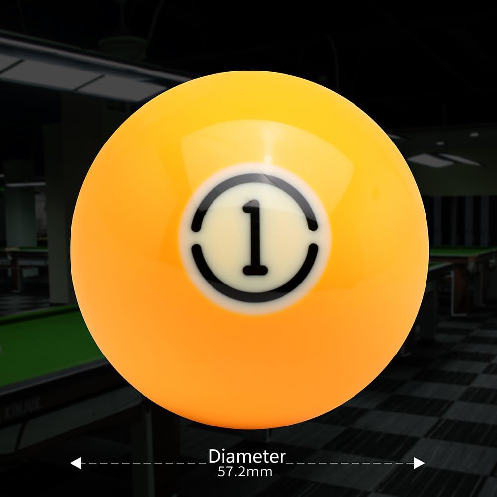 Pool Cue Ball 2-1/4" Regulation Size 16 Pool Balls Billiard Set