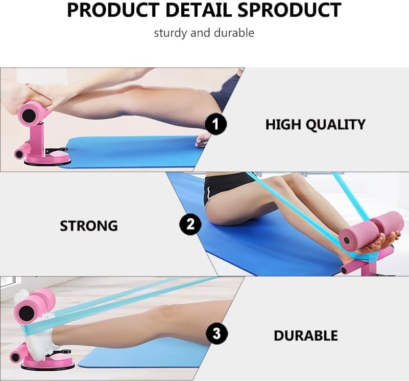 Portable Device Compact Sit up Exercise Equipment Dual Pole Abdominal Fitness Equipment