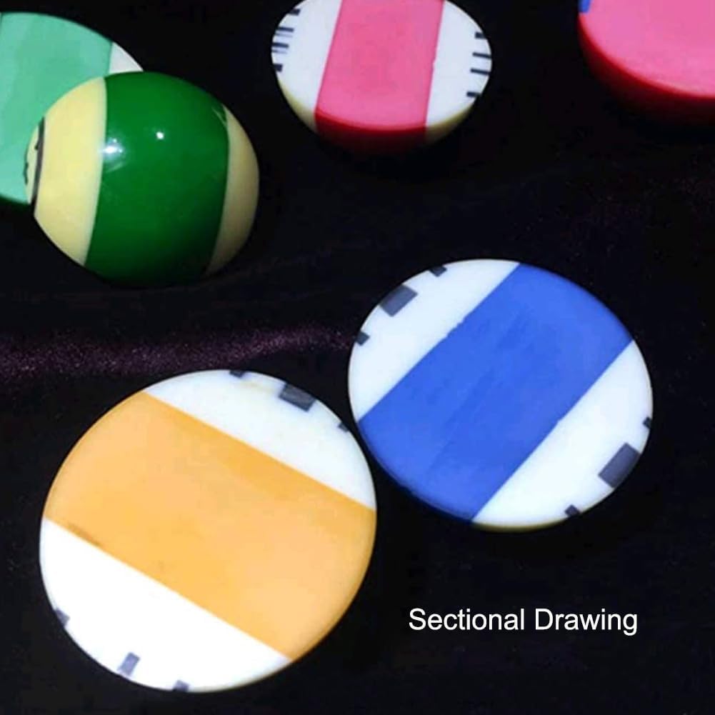 CUPPA Professional Pool Balls/Billiard Balls Set, Complete 16 Balls for Pool Tables