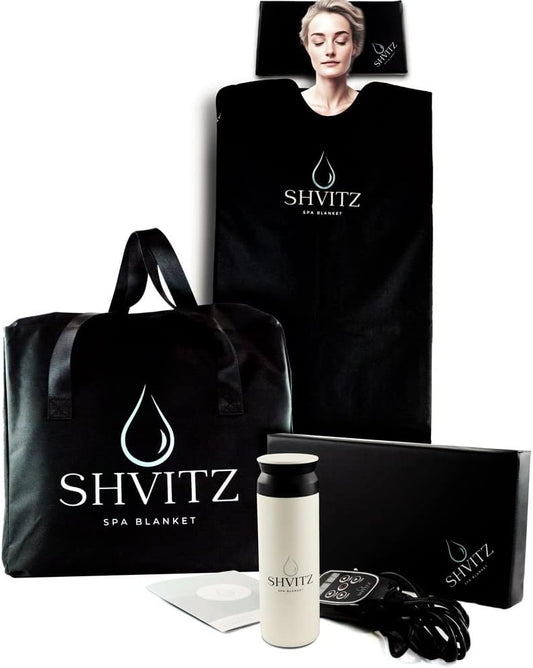 Shvitz Infrared Sauna Blanket - Portable Sauna For At Home Far Infrared Therapy to Detox and Relax Your Body and Mind - Used by the Elite and Athletes for Next Level Relaxation and Exercise Recovery