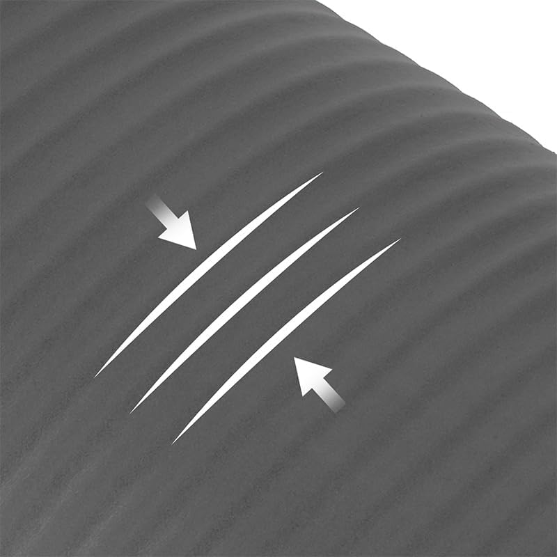 Yoga Mat, 1/2-Inch Extra Thick High Density Exercise Mat, Anti-Tear Exercise Yoga Mat with Carrying Strap, Suitable for Various Yoga Exercises