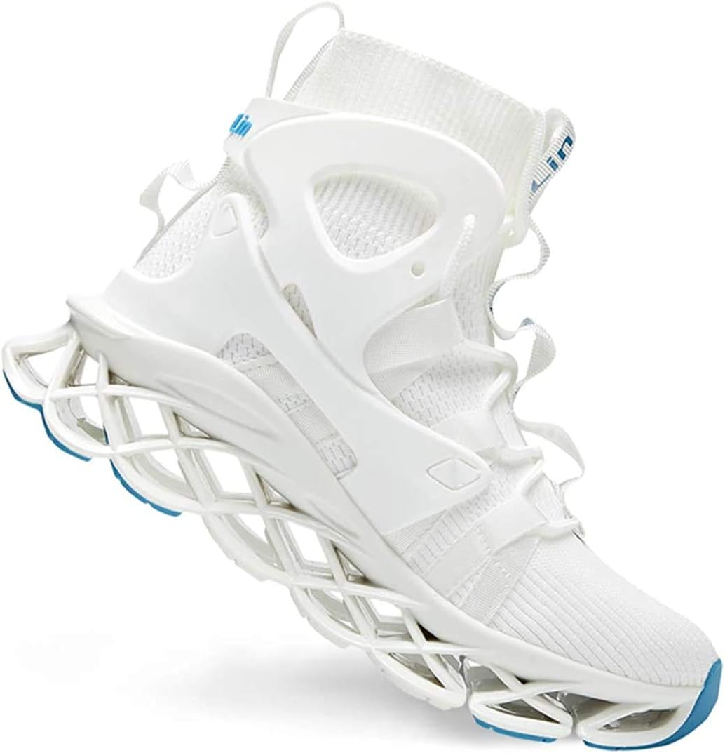 Hello MrLin Men's Running Shoes Non Slip Athletic Tennis Walking Blade Type Sneakers Hip Hop