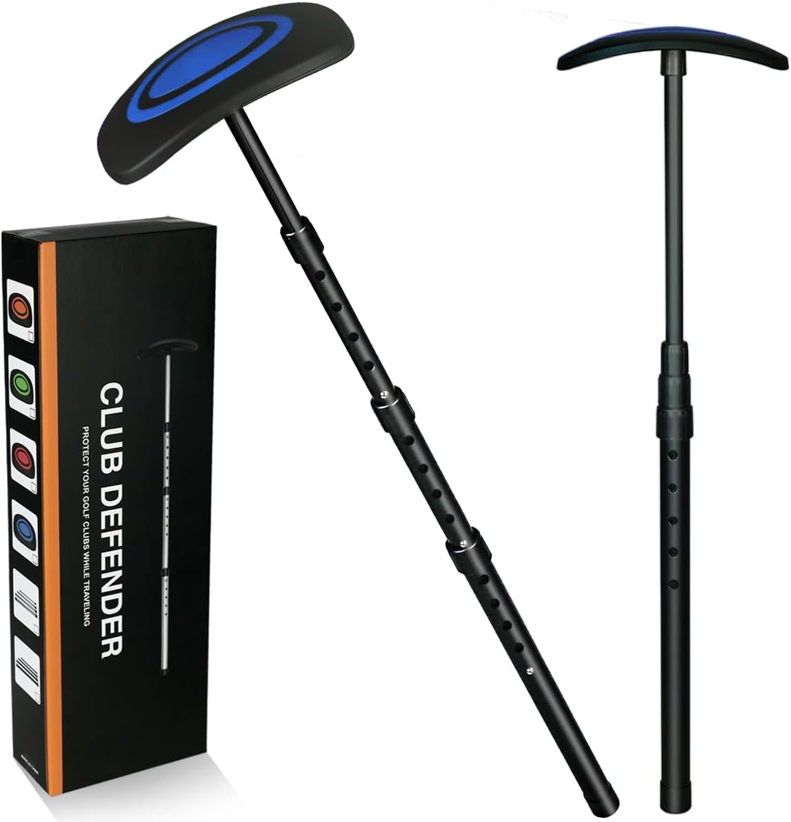 LTY Golf Travel Support Arm, Golf Travel Brace, Golf Travel Protection Kit, Golf Travel Bag Support System - Featuring a New Shape Designed for Better fit with Golf Bags