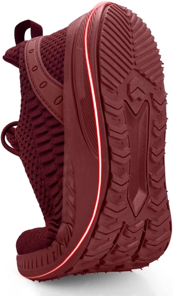 Feethit Mens Slip On Walking Shoes Blade Tennis Shoes Non Slip Running Shoes Lightweight Workout Shoes Breathable Mesh Fashion Sneakers