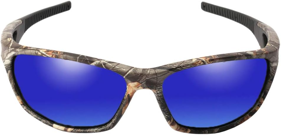 Polarized Outdoor Sports Sunglasses Tr90 Camo Frame for Men Women Driving Fishing Hunting Reduce Glare