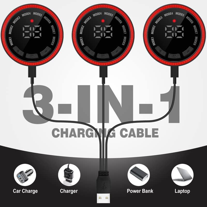 Abs Stimulator Muscle Toner, Ab Machine Trainer USB Rechargeable Gear for Abdomen/Arm/Leg, Fitness Strength Training Workout Equipment Men and Women DR6-E8