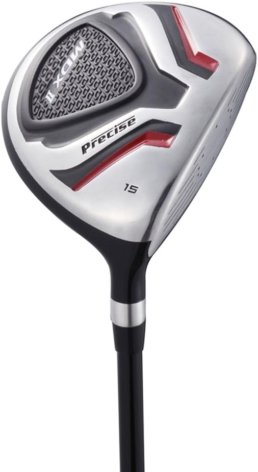 Precise Teen Golf Club Set for Ages 13-16 - Right/Left Hand Youth Golf Clubs with Titanium Driver, Stainless Steel Hybrid, 7-PW Irons, Putter, Stand Bag & 3 Headcovers - Graphite/Steel Shafts