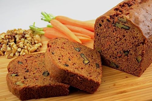 Nadel - NATURALLY DELICIOUS CARROT CAKE Slices, 12 Pack, Sweet Breads & Cakes Back to School lunch snack, breakfast bar