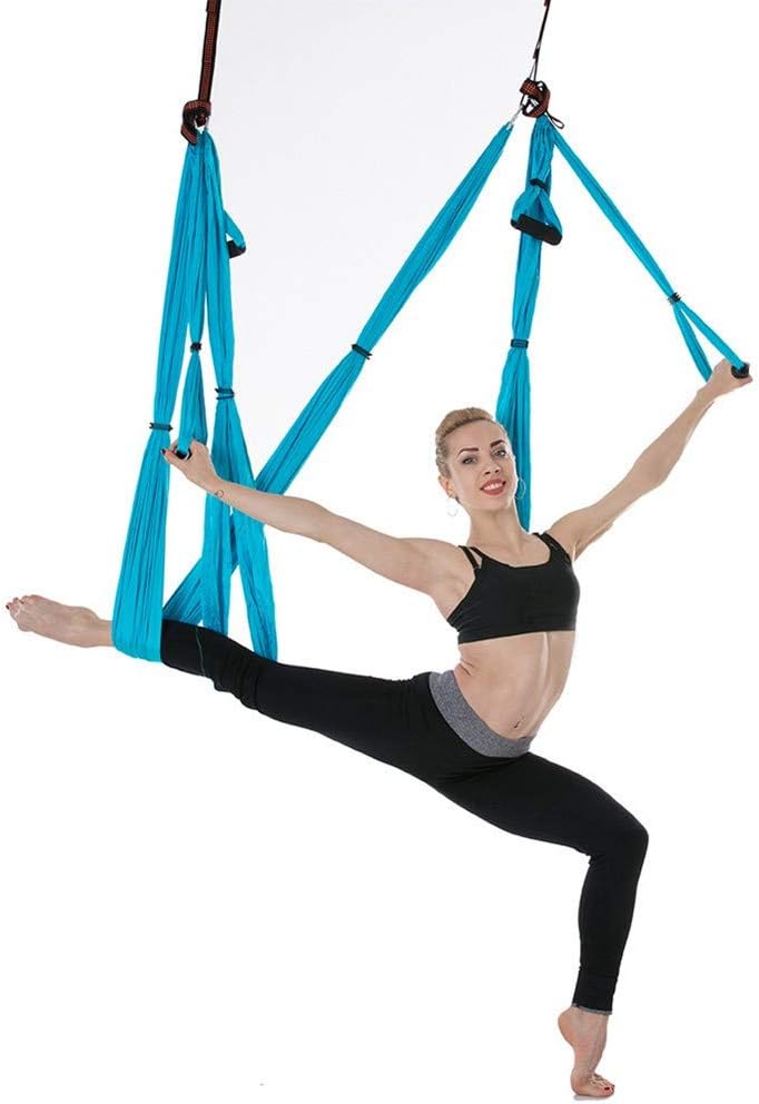 Aerial Yoga Swing Set, Ultra Strong Hammock Trapeze Extension, Antigravity Ceiling Hanging Sling Inversion Exercises