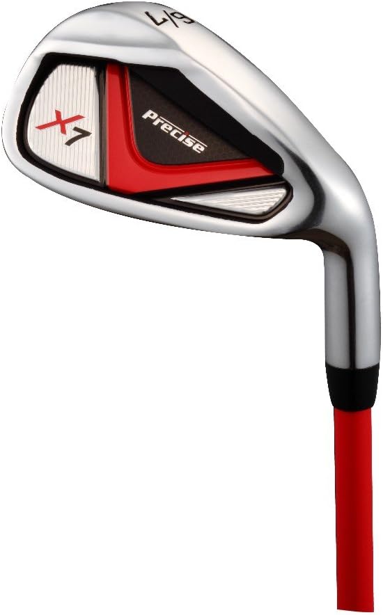 Precise X7 Kids Golf Clubs Set for Ages 3-5, 6-8, 9-12 | Right/Left Hand Girls & Boys Golf Clubs with Lightweight Graphite Shafts, Hybrid & Stand Bag