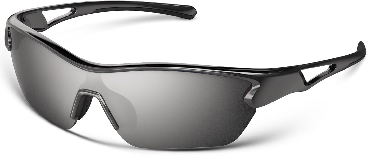 BEACOOL Polarized Sports Sunglasses for Men Women Youth Baseball Cycling Running Fishing Golf Motorcycle TAC Glasses UV400