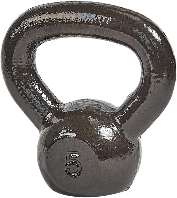 Cast Iron Kettlebell Weights for Home Gym, Heavy Duty Strength Training, Workout Equipment for HIIT, Functional Fitness
