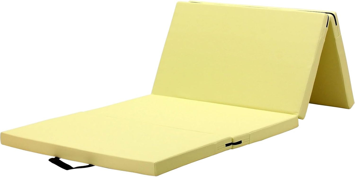 KaRaDaStyle Gymnastics Mat Folding Stretch Mats 71"x31"x2" Exercise Muscle Training Children Play Horizontal Bar Mat Yoga Sports Soundproof Home Use