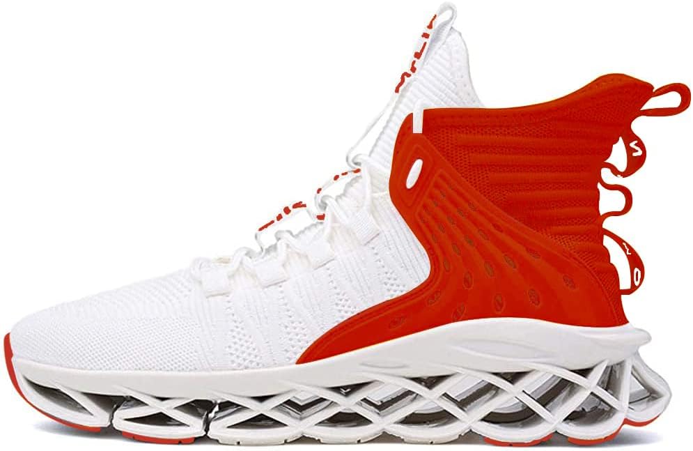 Hello MrLin Men's Running Shoes Non Slip Athletic Tennis Walking Blade Type Sneakers Hip Hop