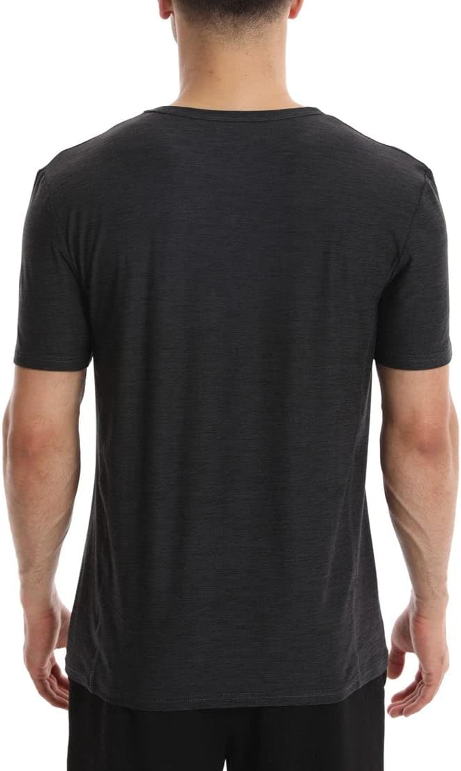 Different Touch Men’s Active Workout Quick Dry Crew Neck Short Sleeve T-Shirts