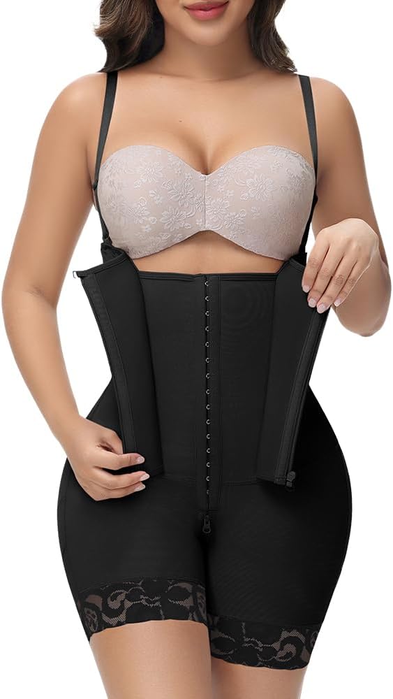 M MYODRESS Fajas Colombianas Moldeadoras Shapewear for Women Tummy Control Body Shaper Post Surgery Compression Garment