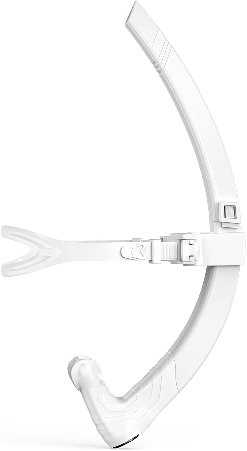 Greatever Detachable Portable Snorkel for Lap Swimming Unisex-Adult Silicone Adjustable Headband One Way Exhaust Valve