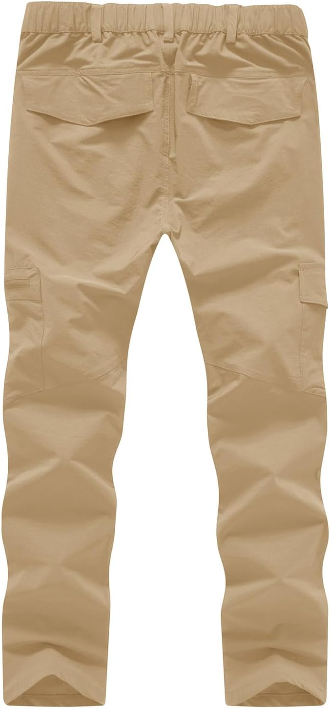 YSENTO Women's Hiking Pants Lightweight Stretch Quick Drying UPF 50 Camping Travel Work Cargo Pants 6 Pockets