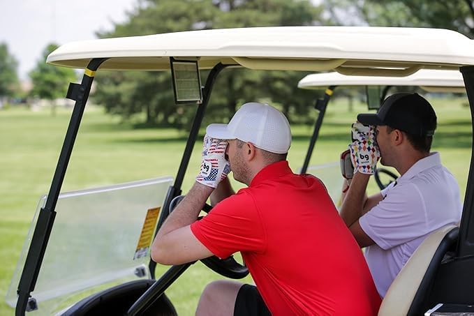 BG Bender - Mens Golf Glove, Durable Mesh Golf Gloves, Unique Golf Gloves