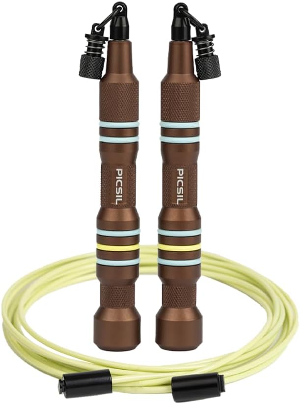 Picsil Insigne Jump Rope, Versatile Speed Rope in 3 Modalities, Fast, Weighted or Crossover Jump Rope, Adaptable to Any Type of Training From Speed to Strength Work