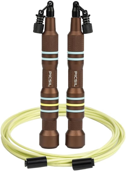 Picsil Insigne Jump Rope, Versatile Speed Rope in 3 Modalities, Fast, Weighted or Crossover Jump Rope, Adaptable to Any Type of Training From Speed to Strength Work