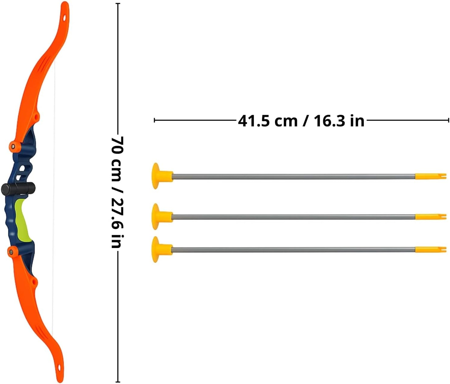 Archery Set for Kids — Toy Bow and Arrow with Laser Sight & Suction Cup Arrows – Indoor & Outdoor Activity, Gift for Boys Ages 3+