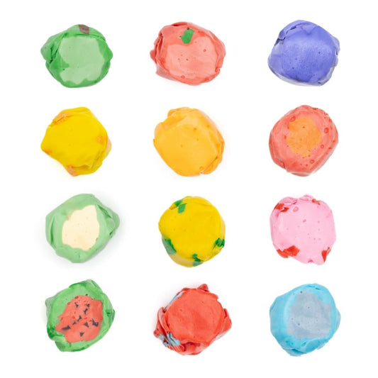 Taffy Shop Fruit Favorites Mix Salt Water Taffy Individually Wrapped - Old-Fashioned Salt Water Taffy Bulk Assorted Flavors - Gourmet Soft Chewy Candy, Gluten-Free, 35 Pieces (7oz)