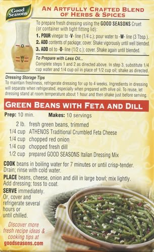 Good Seasons Italian Dressing & Recipe Seasoning Mix, 4 ct Packets (Pack of 4)