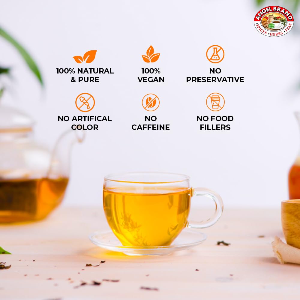 Angel Brand Soursop Tea Bags 25 Natural Tea Bags for Health Benefits and Immune Support, Famous in Jamaican Culture - Graviola Leaves Give Taste, Vitamins & Minerals