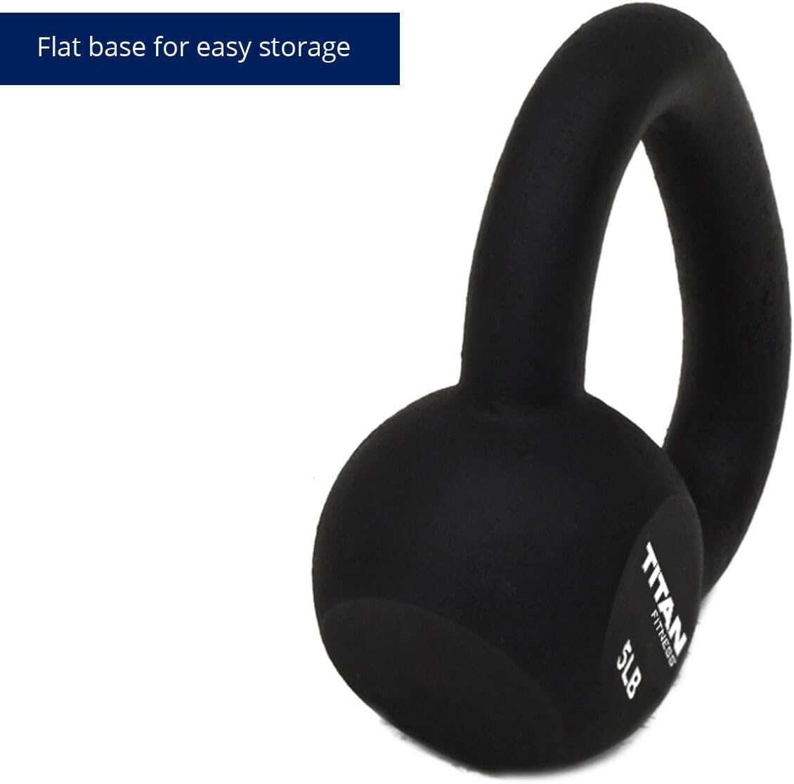 Titan Fitness Cast Iron Kettlebell 150 lb. Set 5 10 15 20 25 30 pounds