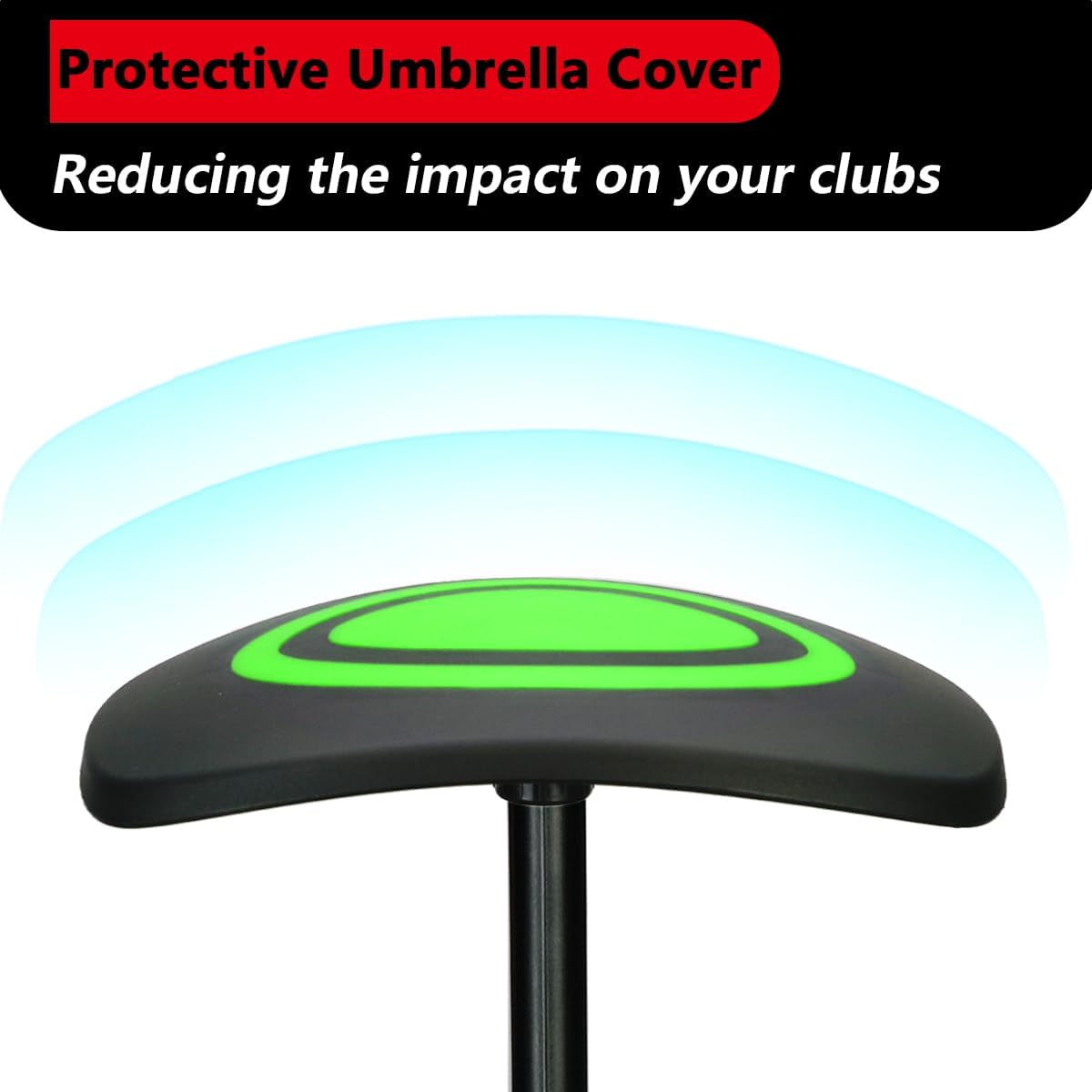 LTY Golf Travel Support Arm, Golf Travel Brace, Golf Travel Protection Kit, Golf Travel Bag Support System - Featuring a New Shape Designed for Better fit with Golf Bags