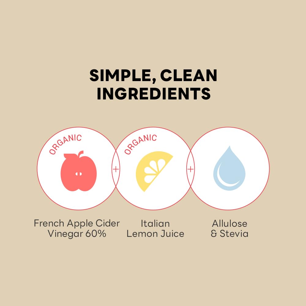 HANDIUM, Apple Cider Vinegar, Liquid Concentrate Stick, Better Taste ACV, No Sugar Added, Low Calorie, Easy to Mix (0.54 Fl Oz, Pack of 15)