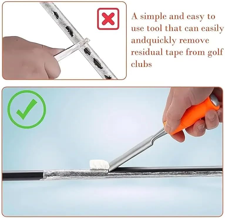 Golf Grips Kit with Golf Grip Tapes Remover Tool, 13 Golf Grip Tape,Golf Grip Solvent, Rubber Vise Clamp and Hook Knife for Regripping Golf Club Grips, Golf Club Regripping Kit