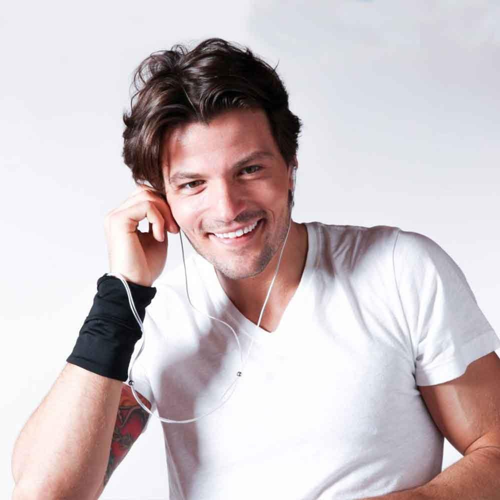 Sprigs Banjees 2 Pocket Wrist Wallet/Wrist Band/Wrist Pocket for Travel, Walking, & Running. Wallet Pouch That Holds Cash, Card, ID's, and More