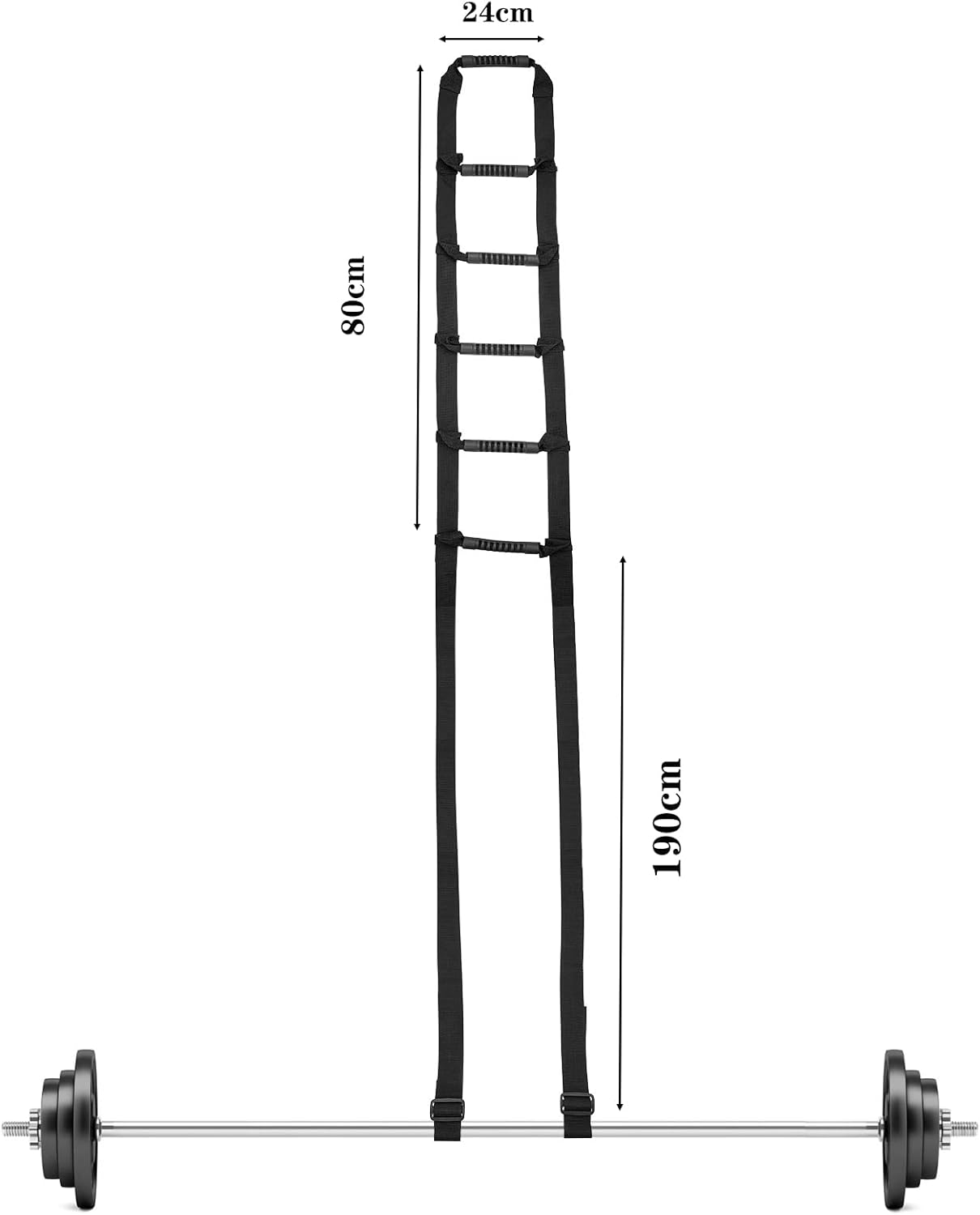 Pull Up Bed Ladder Assist,Assist Device with Handle Grips,Adjustable Length Bed Lift, Sit Up Helper Bed Assistance, Mobility Aid or Elderly, Senior, Injury Recovery Patient, Pregnant